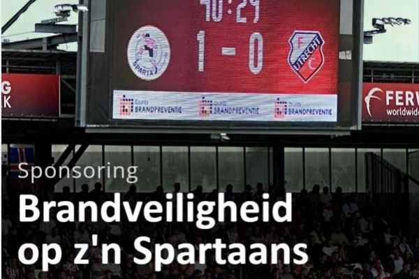 Brandveiligheid op z'n Spartaans