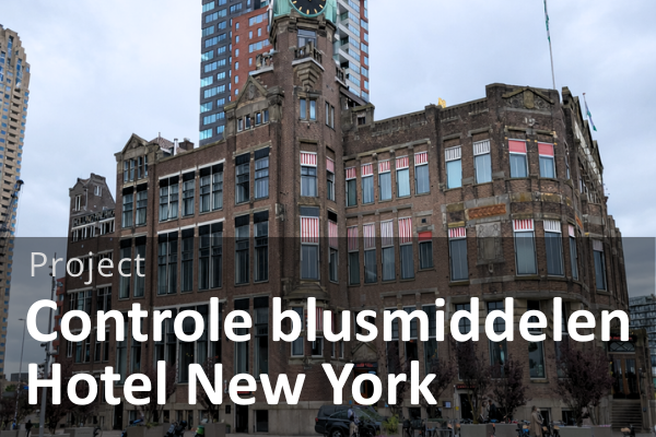 Controle blusmiddelen Hotel New York