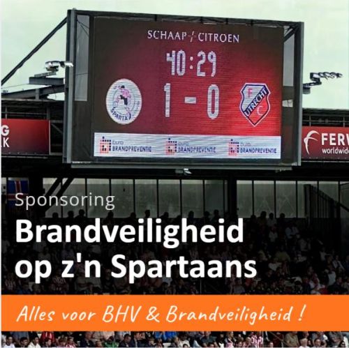 Brandveiligheid op z'n Spartaans