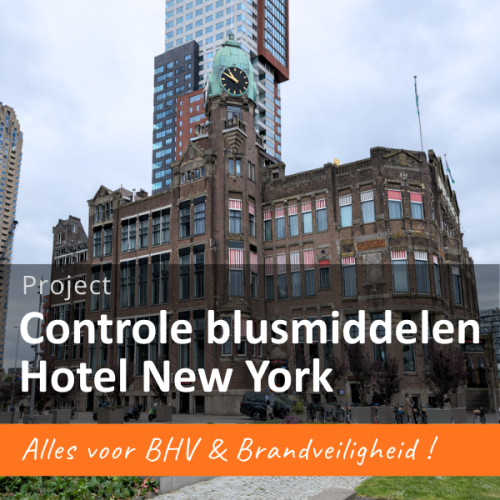 Controle blusmiddelen Hotel New York